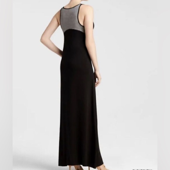 VINCE Black Maxi Dress Cotton Stretch - Picture 2 of 11